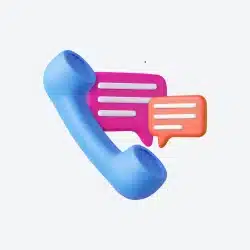 Phone with chat bubbles representing 24/7 customer support for New Jersey lawsuit loans