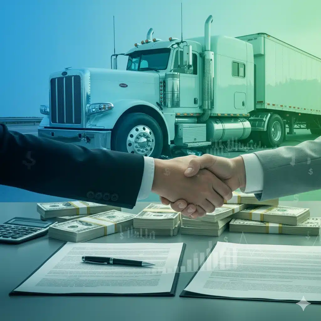 Truck accident loans and lawsuit funding for 18-wheeler and semi truck accidents with fast cash advance approval