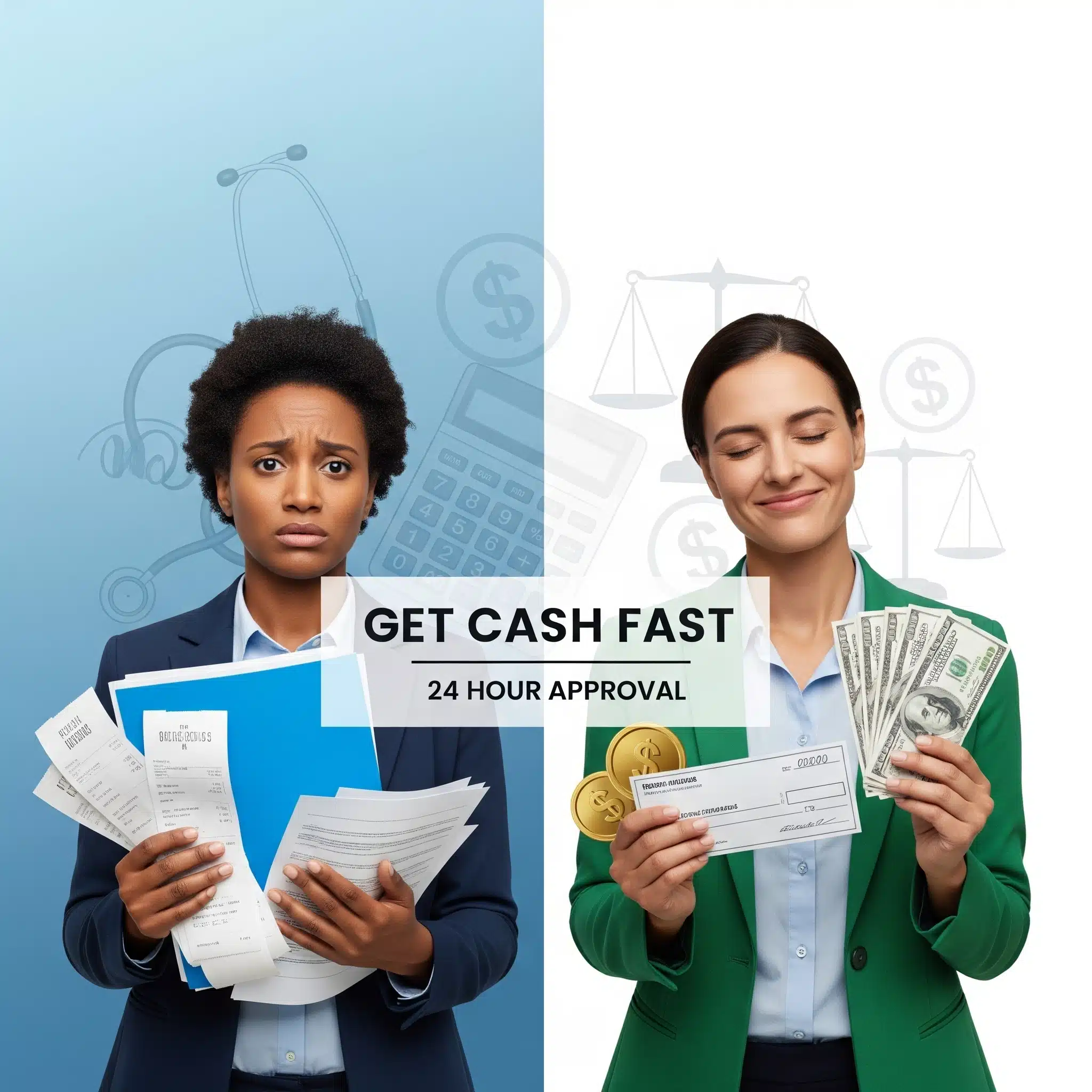 Personal injury loans - Get fast cash advance in 24 hours for accident victims with pending lawsuits
