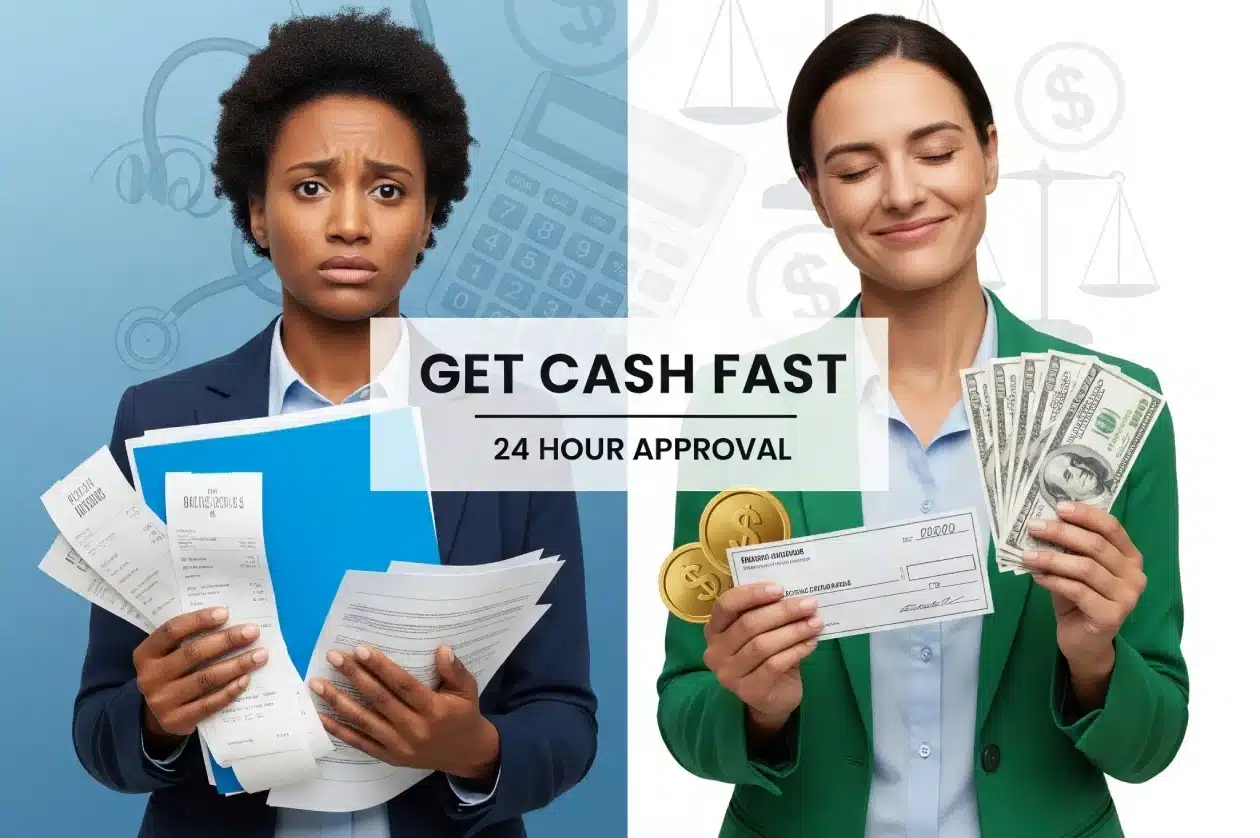 Personal injury loans - Get fast cash advance in 24 hours for accident victims with pending lawsuits