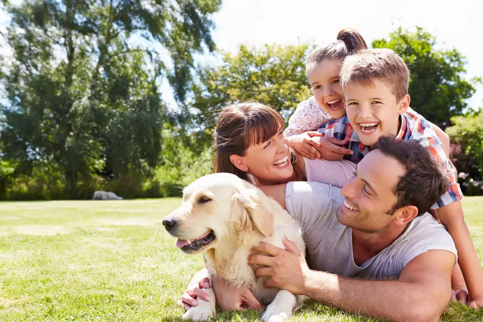 a family is relieved after receiving a pre-settlement funding from ECO